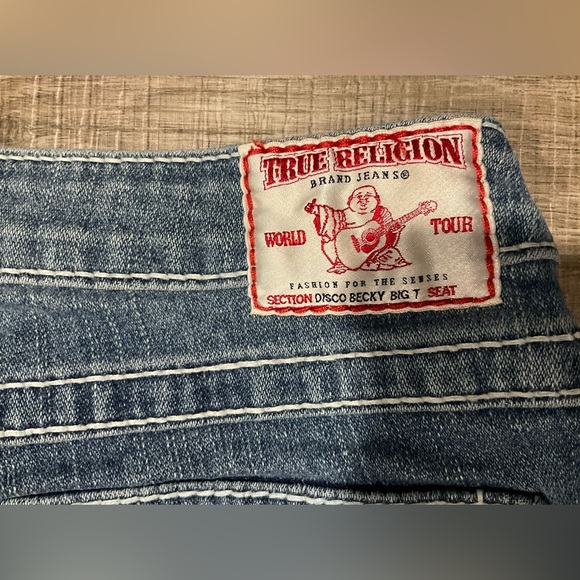 True Religion Womens Beaded Jeans #104-046712 Size 30 W Inseam 33 - Picture 12 of 15